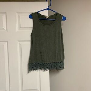Adiva Olive Green Women’s Sleeveless Tank